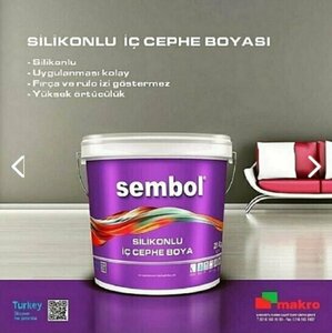 SEMBOL SİL.PLASTİK BOYA BEYAZ 15 LT