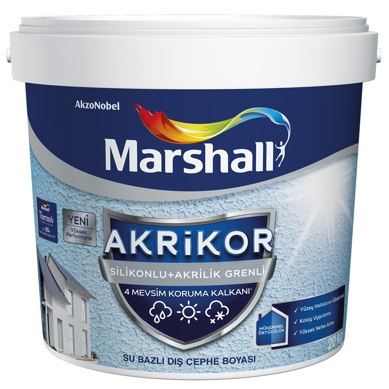 Akrikor Silikonlu+Akrilik Grenli - Marshall Boya