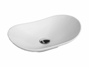ALVİT Q-SMOOT LİNE TEZGAH ÜSTÜ LAVABO 61*38 DELİKSİZ