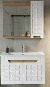 BANYO DOLABI VİRA 80 BEYAZ (ECCE)