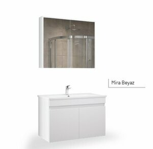 BANYO DOLABI MİRA 65 BEYAZ (ECCE)