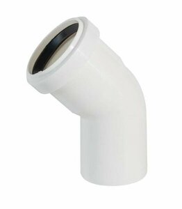 KALDE PVC AÇIK DİRSEK 200