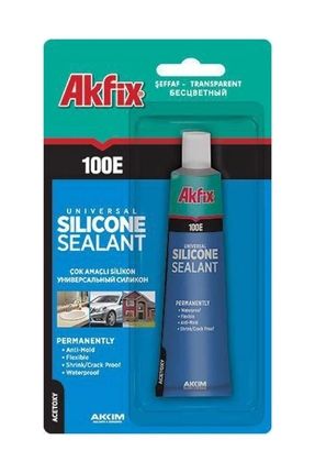 100e Tüp Şeffaf Silikon 50 ml