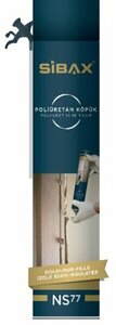 SİBAX POLİÜRETAN PİPETLİ MONTAJ KÖPÜĞÜ 750 ML
