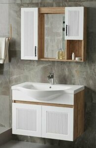 BANYO DOLABI VERA 65 ANTİKÇAM BEYAZ (ERS)