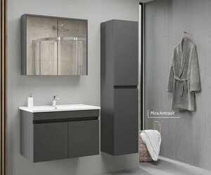BANYO DOLABI MİRA 80 ANTRASİT (ECCE)