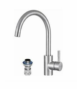 FLEKO VERA MİX KUĞU LAVABO BATARYA İNOX