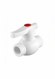 PLASTİK KÜRESEL VANA 11/4 BEYAZ