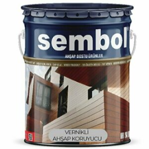 SEMBOL VERNİKLİ AHŞAP KORUYUCU KOYU MEŞE 3/1