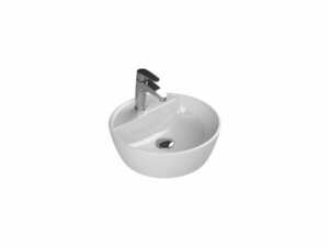ALVİT TEZGAH ÜSTÜ LAVABO 42 CM Q-ROUND LİNE DELİKLİ