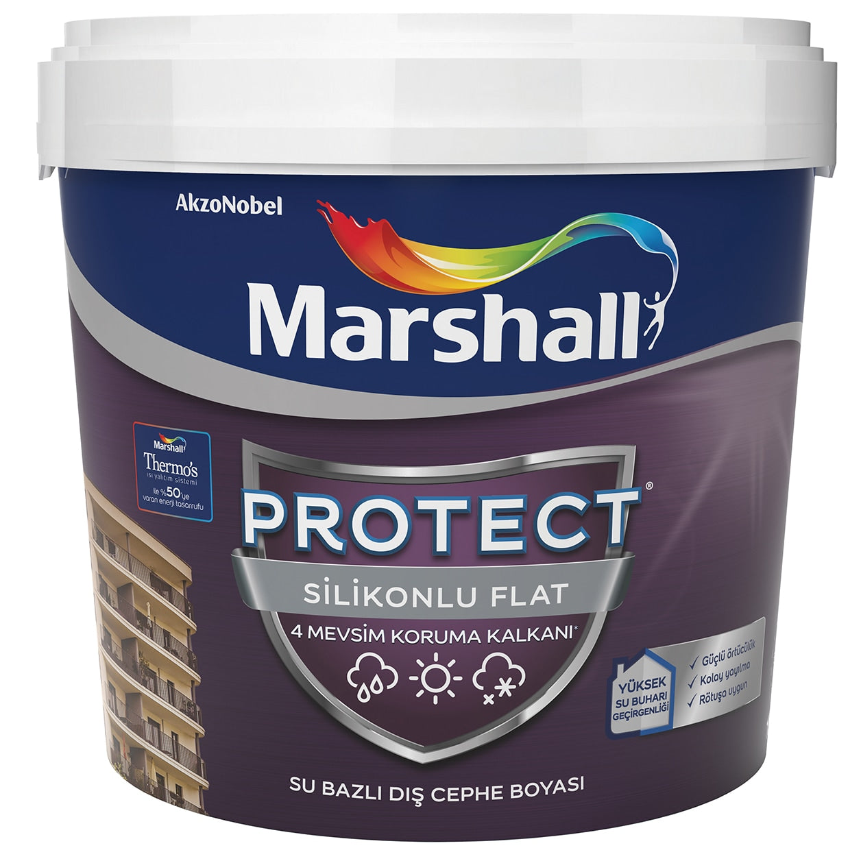 Protect Silikonlu Flat - Marshall Boya