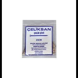 ÇELİKSAN ÇELİK ÇİVİ 2X30 SARI