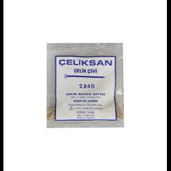 ÇELİKSAN ÇELİK ÇİVİ 2X40 SARI