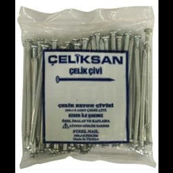 ÇELİKSAN ÇELİK ÇİVİ BEYAZ OLUKLU 4 x 60