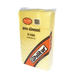 POLİKUR SIVA SÜNGERİ SARI (24'LÜ)