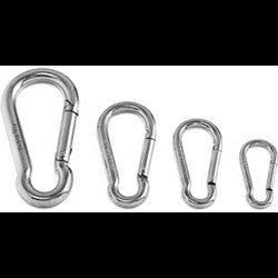 KARABİNA GALVENİZ 10 MM YAYLI (25 adet)