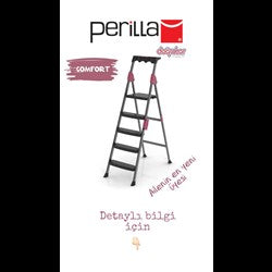 PERİLLA MERDİVEN COMFORT PLASTİK BASAMAKLI 5+1