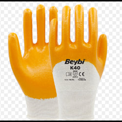 BEYBİ NİTRİL KAP.PAM.POLY ÖRME ELDİVEN K40 NO:10