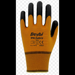 BEYBİ PN7 ZEBRA ELDİVEN TURUNCU-SİYAH NO:10