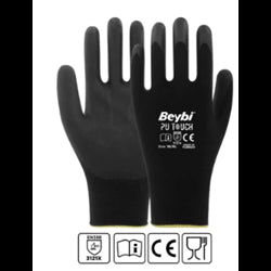 BEYBİ P.ÜRETAN KAPLI TOUCH ELDİVEN SİYAH NO:8