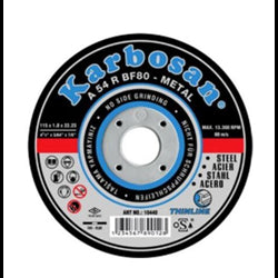 KARBOSAN 180x22MM AWER11 DÜZ FİBER DİSK 60KUM (50)