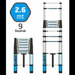 MASTER TELESKOPİK MERDİVEN 260 CM