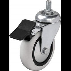 HTS 75 x 25 PVC VİDALI FRENLİ TEKER(100AD)