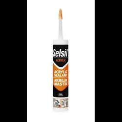 SELSİL SİLİKONİZE MASTİK GRİ (25ad)